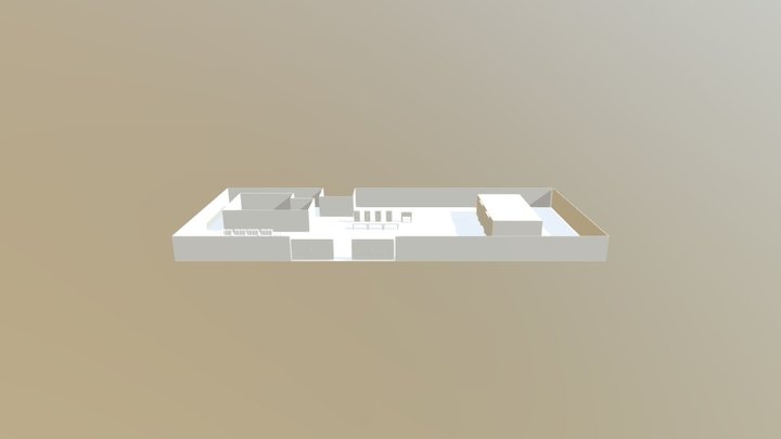 First Floor Gen Obj Obj 3D Model