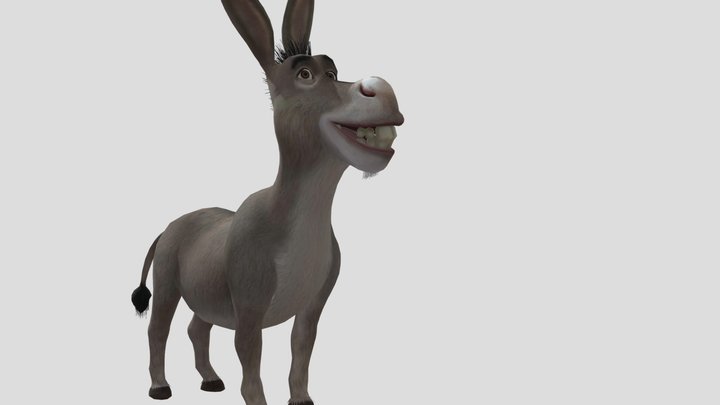mobile_-_pocket_shrek_-_donkey 3D Model