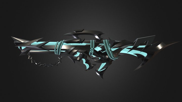 Freefire Gun Skin 3D Model