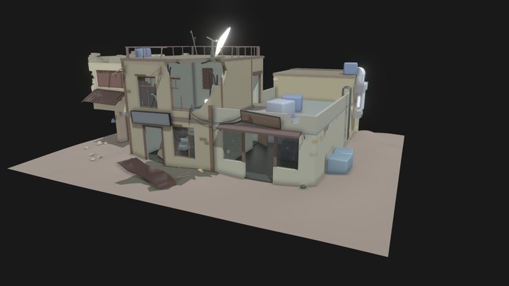 Crash Destoyed 3D Model