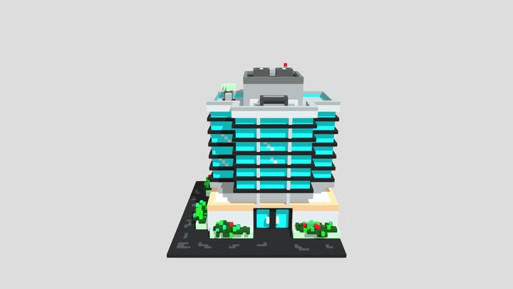 Office Tier 2 3D Model