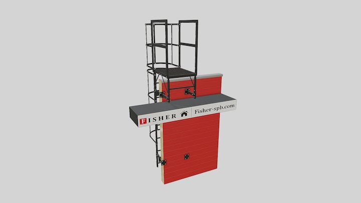 Lestnica 1 3D Model
