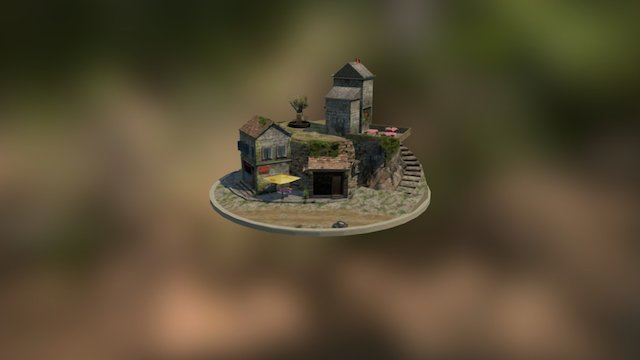 City Scene Final 3D Model