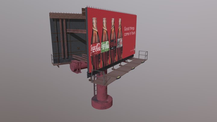 Billboard 3D Model
