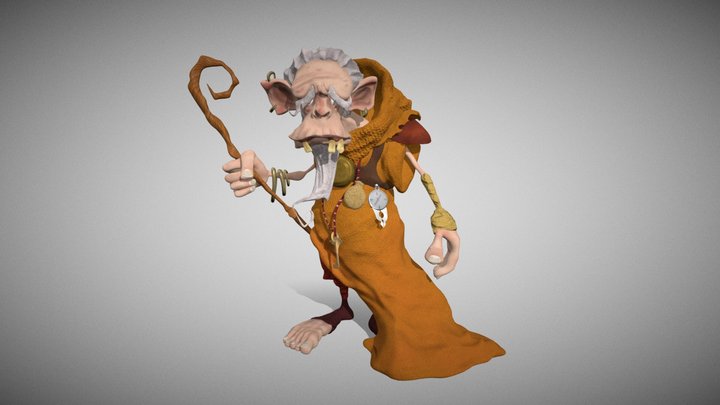 The wise man 3D Model