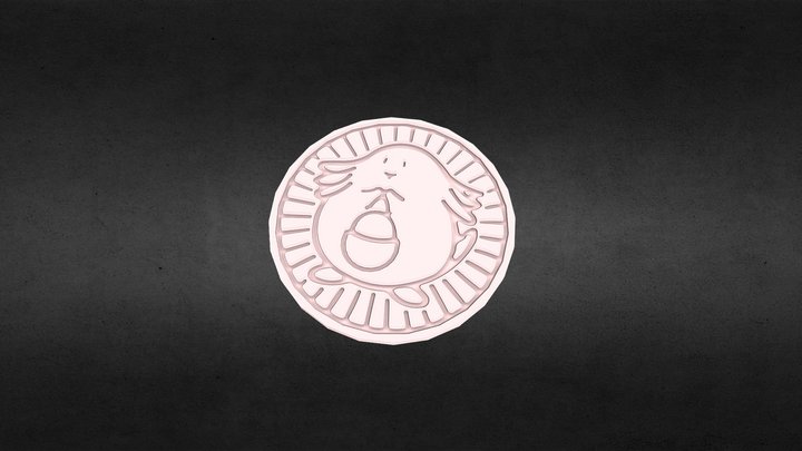 Pokémon TCG - Chansey Coin – Modello 3D gratuito STL