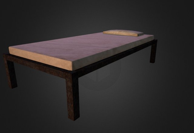 Prison Bed 3D Model