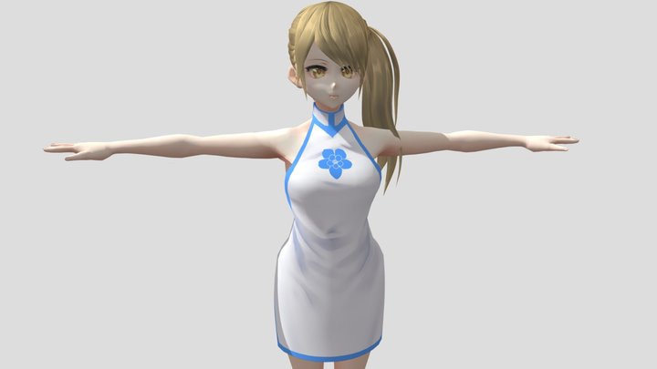 Cheongsam 3d Models Sketchfab 3768