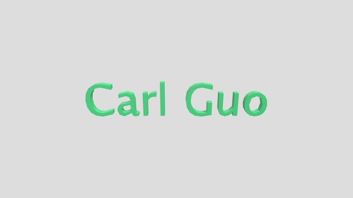 Wk1 Signature Guo Carl 3D Model