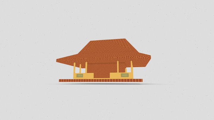 Rumah Joglo - Jawa 3D Model