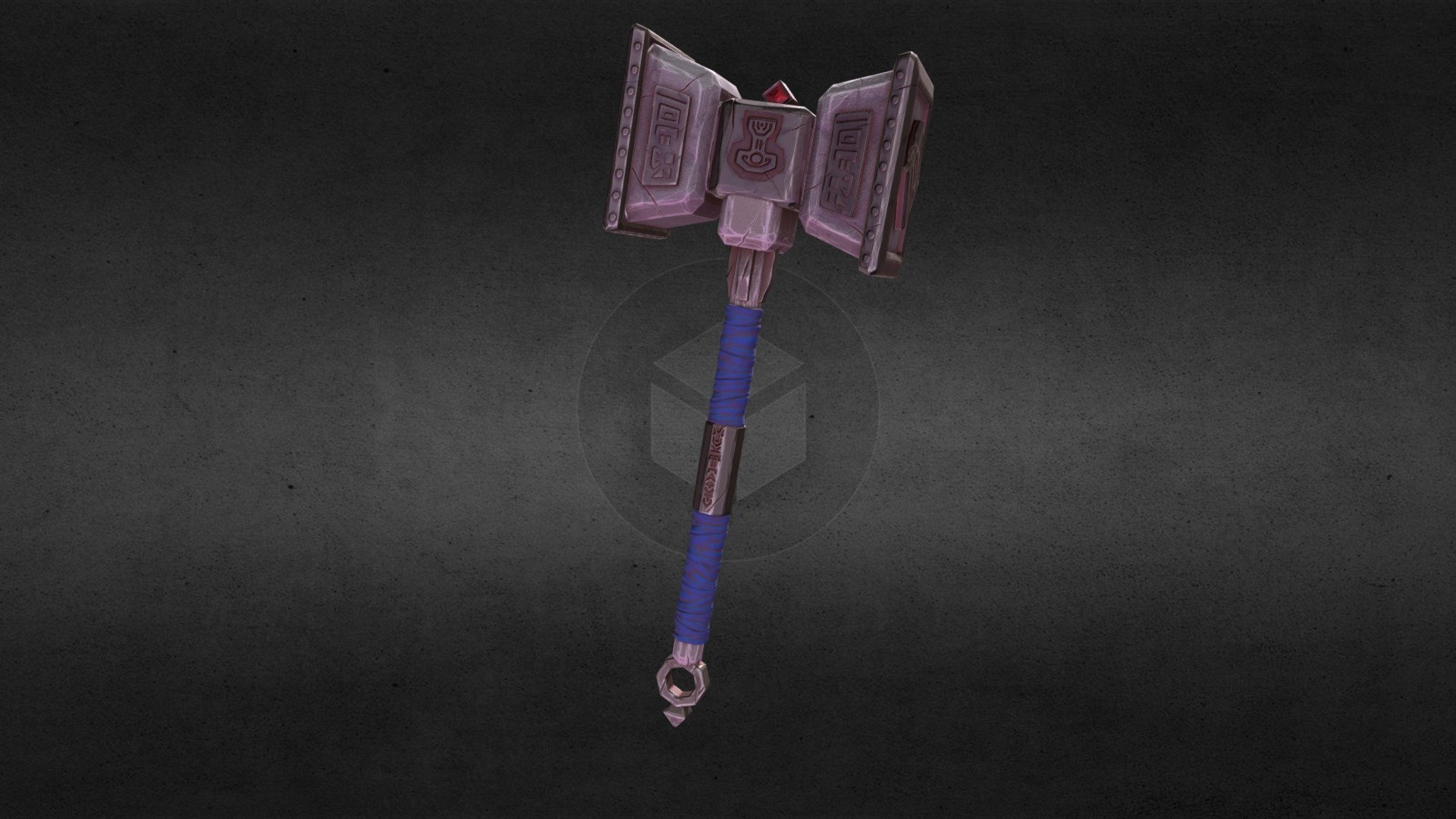 Stone War Hammer 3D model by mrpavon3d [59d1480] Sketchfab