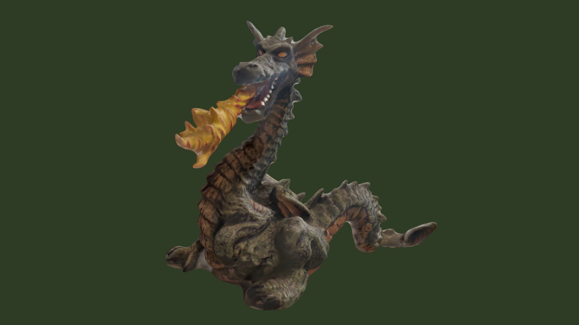 Dragon Statue - Download Free 3D model by DrawnWild [59d1da8] - Sketchfab