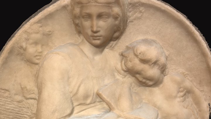 Michelangelo - Pitti Tondo - Bargello 3D Model