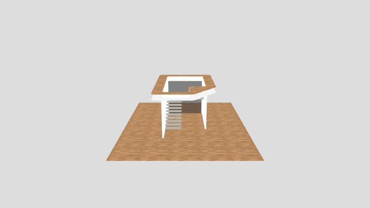 Pólkowe zascianki metal 3D Model