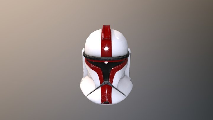 Phase 1 Clone Helmet 3D Model