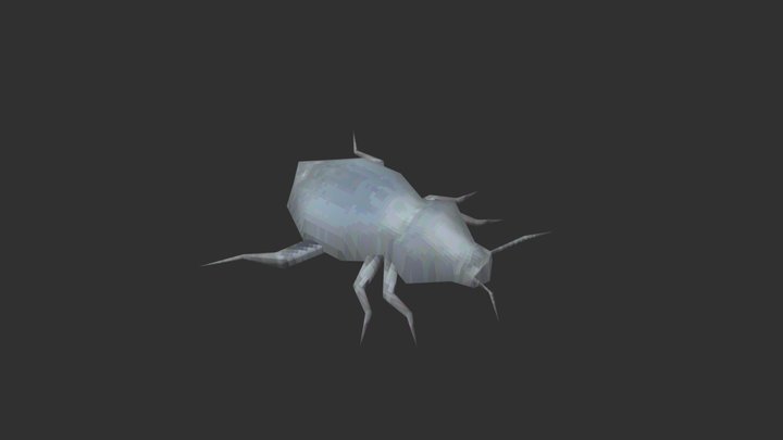 PS1-style Bug 3D Model