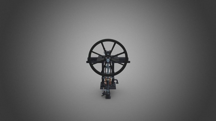Erste Präzisions-Ventil-Dampfmaschine von Sulzer 3D Model