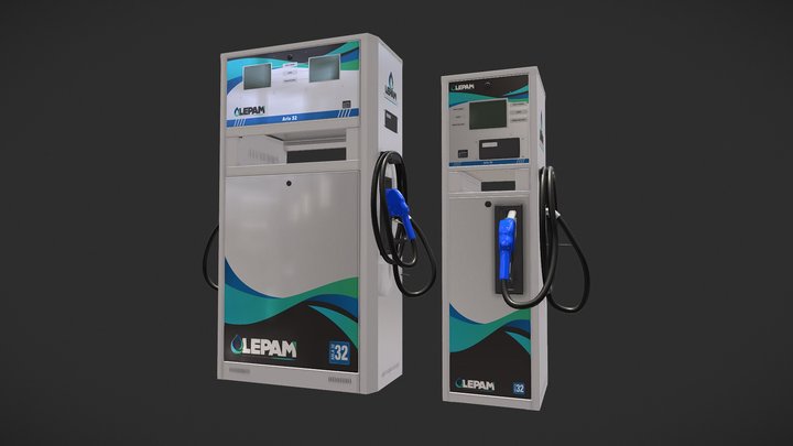 Dispensers de Arla 32 | Lepam 3D Model