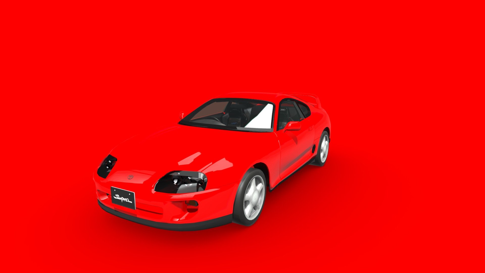 Toyota Supra RZ (JZA80) - Download Free 3D model by Mona x Supercars ...