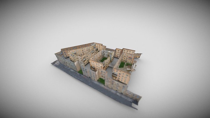 Housing at 8 Hrekova St. The holistic model 3D Model