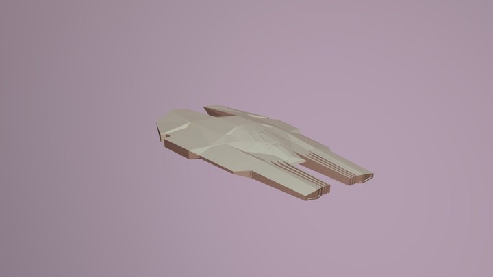small freighter 3D Model
