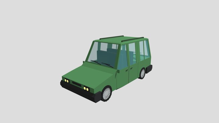 Grandpa car 3D Model