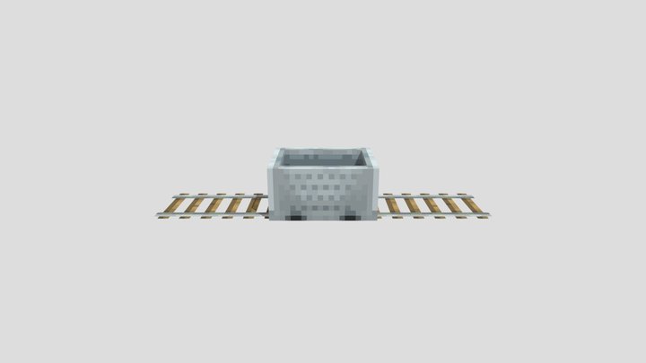 Minecraft Minecart 3D Model