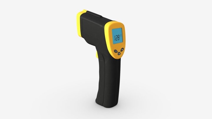 Infrared Thermometer Gun 3D Model