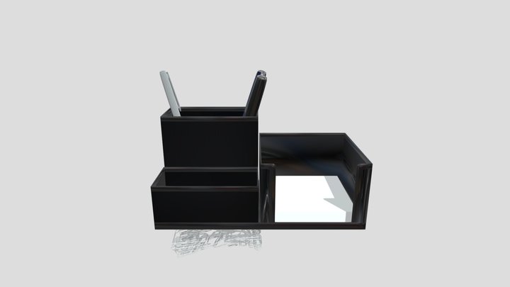 Pen Holder With Supplies