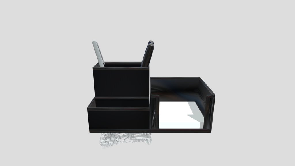 Pen Holder With Supplies