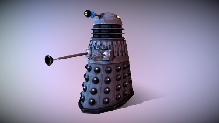 Genesis Dalek in Clone Wars Style 3D Model