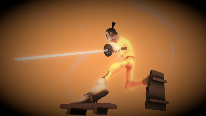 Samurai Jack Fanart 3D Model