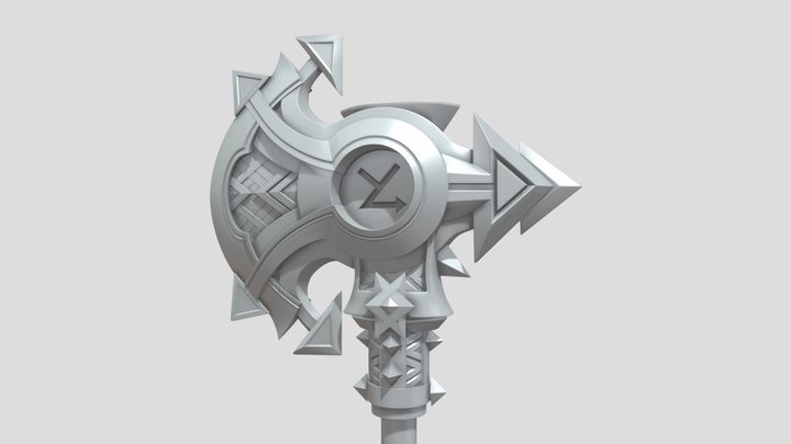Axe Fanart 3D Model