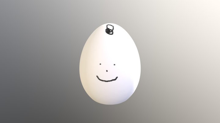 Happy Egg 3D Model