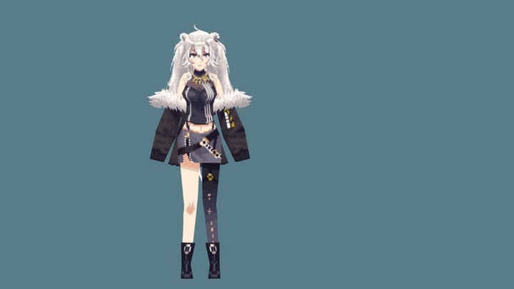 Shishiro Botan for 256fes 3D Model