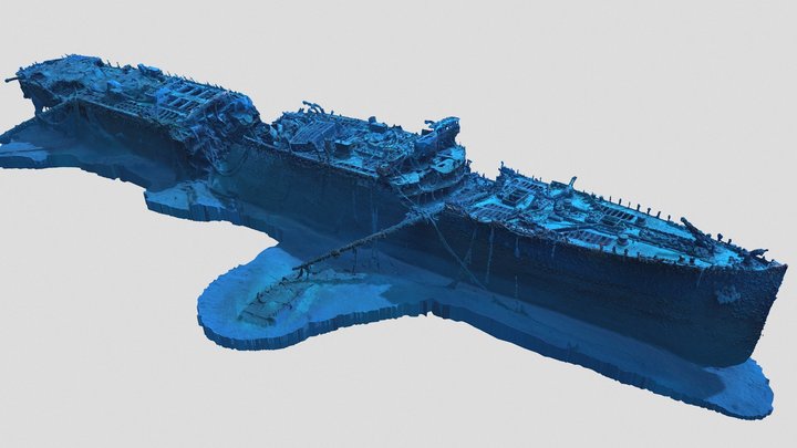 Wreck of Burdigala ex SS Kaiser Friedrich 3D Model