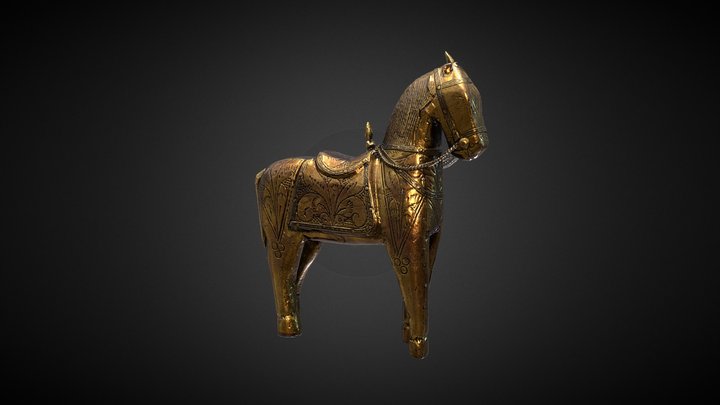 Cheval Doré 3D Model