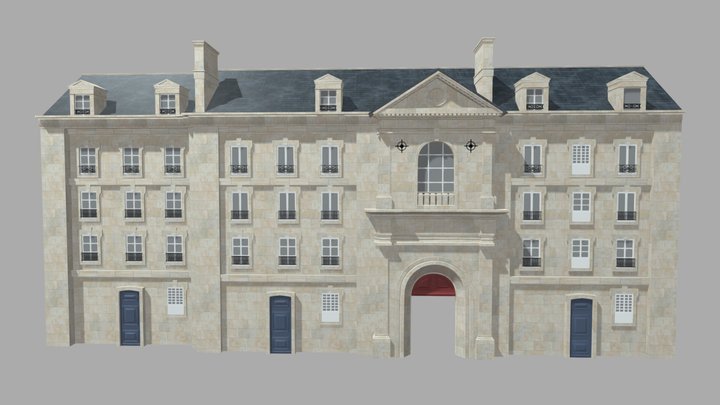 Eglise du vieux St Sauveur Caen 3D Model