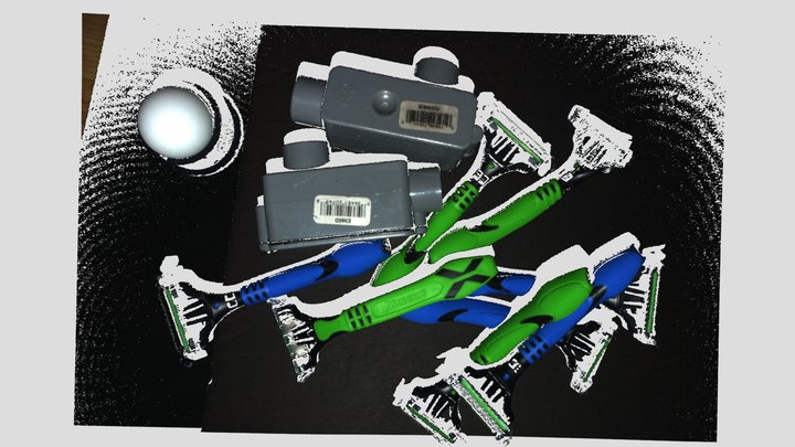 Cluttered 3D Scene 3D Model