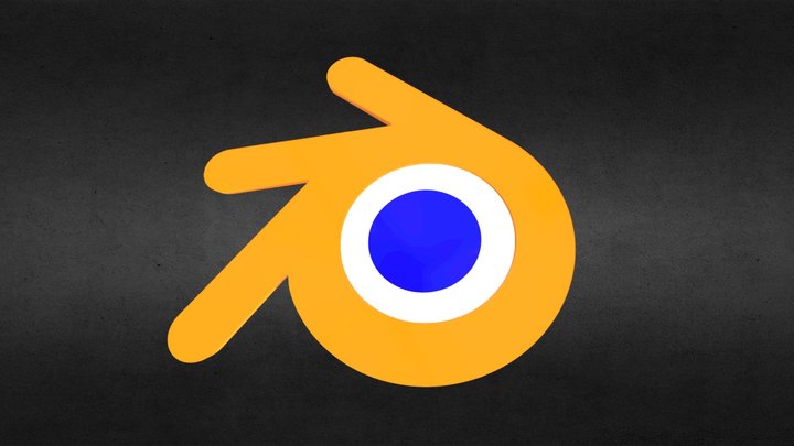 Blender Logo Low Poly – Modello 3D gratuito STL