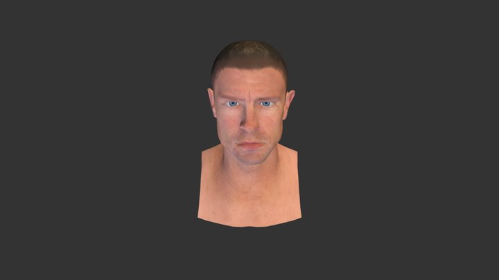 Facial Rig - Eye Test 3D Model
