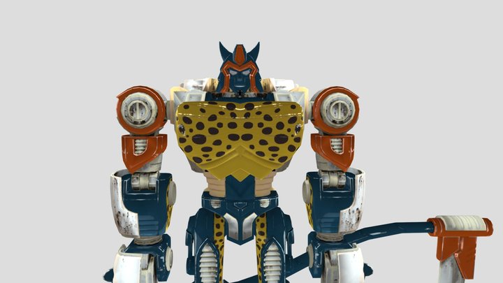 Forged to Fight Cheetor BW Transmetal