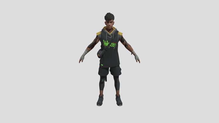 cobra Free Fire chracter 3D Model