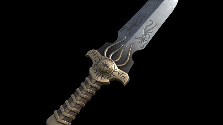 R'lyeh Dagger – Kostenloses 3D-Modell STL