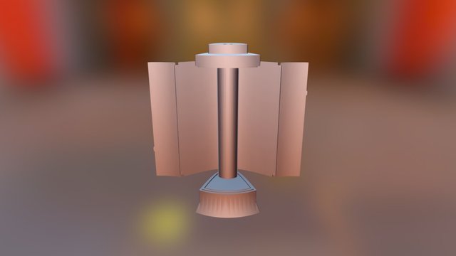 Solar Kettle Open Sides 3D Model