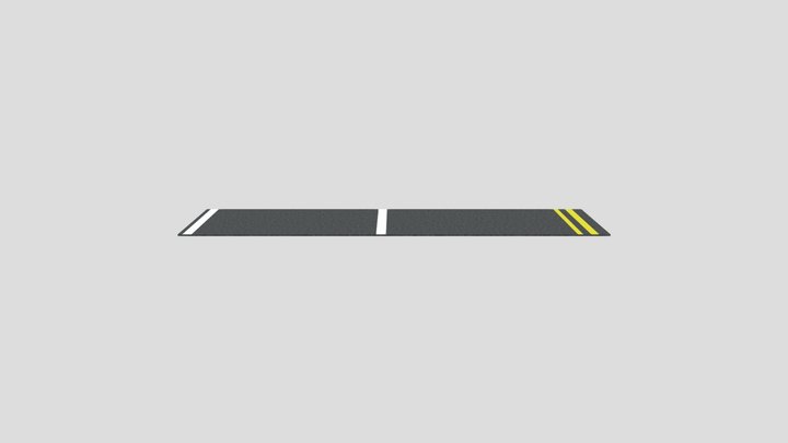 MAG Double Yellow White Dash Right Five One – Modello 3D gratuito STL