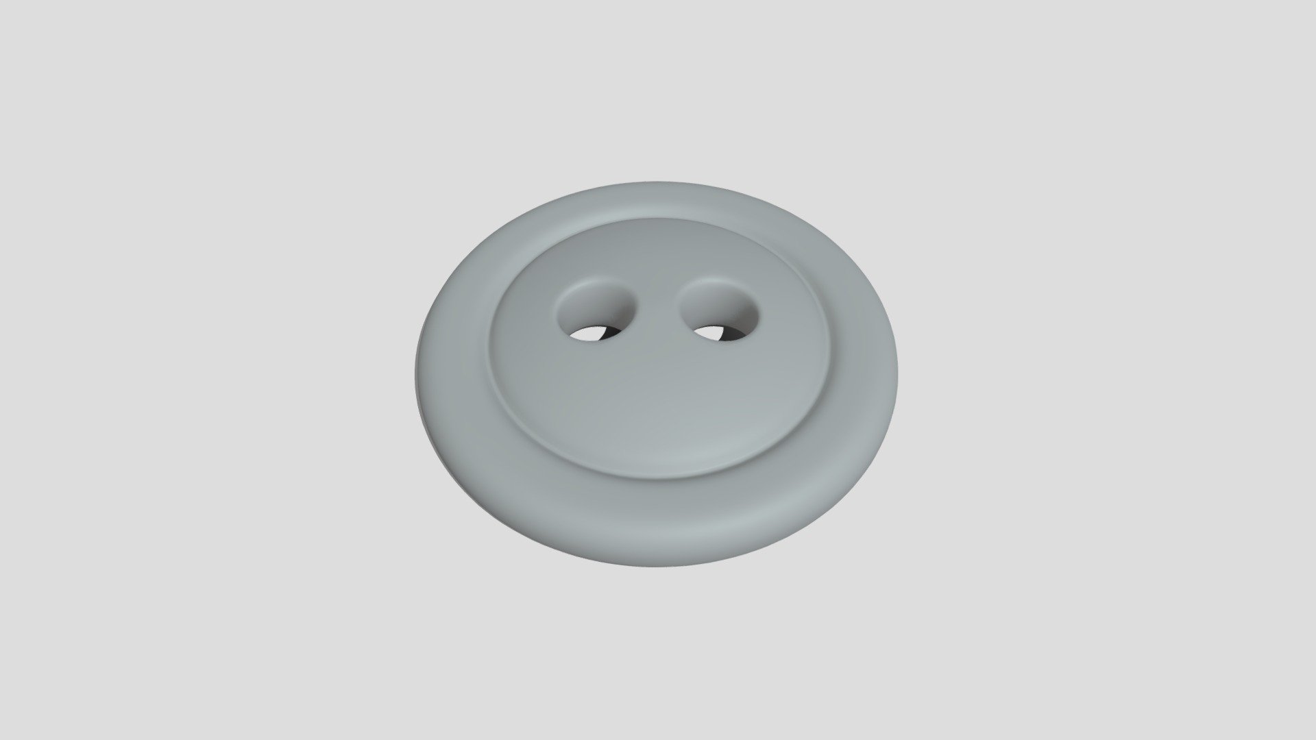 Sewing Button 006 - Rounded Top 1,5cm 2 Holes