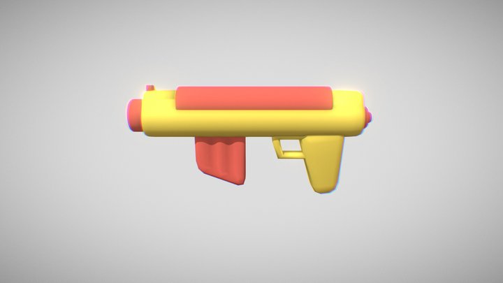 Toy Gun 3D Model