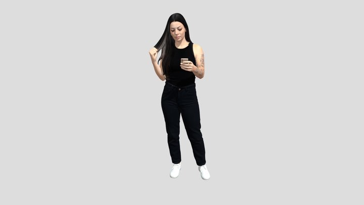 Casual Selfie in Black