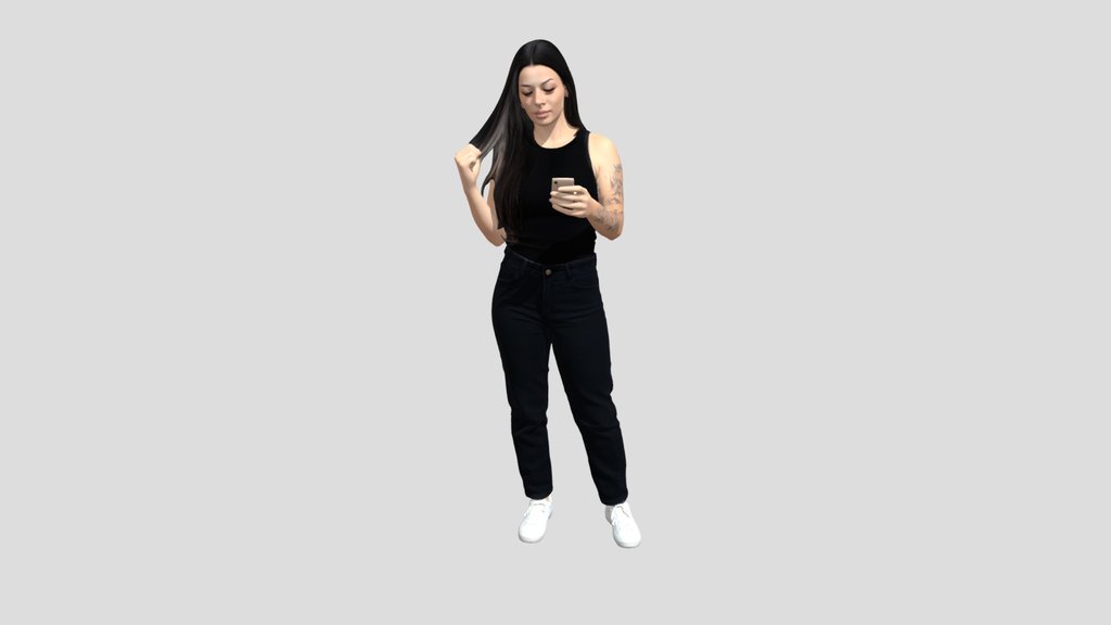 Casual Selfie in Black